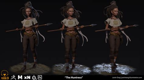 African Huntress — Polycount