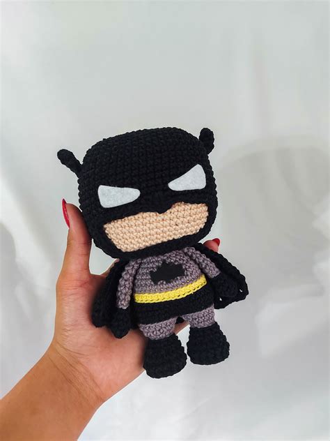 Batman Amigurumi Crochê Elo7 Produtos Especiais