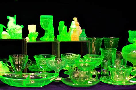 Uranium glass also fluoresces bright green under ultraviolet light and can register above background radiation on a sufficiently sensitive geiger counter cobalt blue is toxic when inhaled or ingested. Uranium glass | Flickr - Photo Sharing!