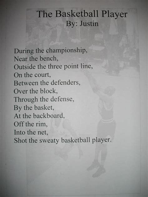 Long Basketball Poems