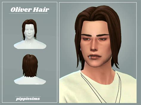 Oliver Hair Pippiesims Sims Hair Sims 4 Sims 4 Hair Male