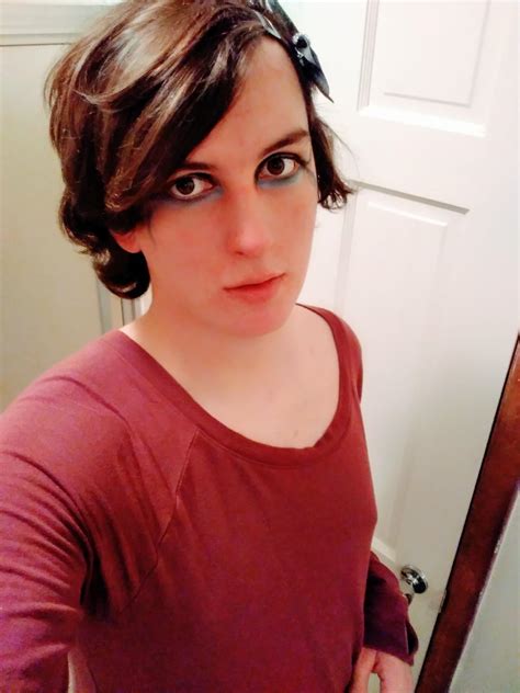 3 Months Hrt Messed Up My Eyeliner So I Just Went With It R