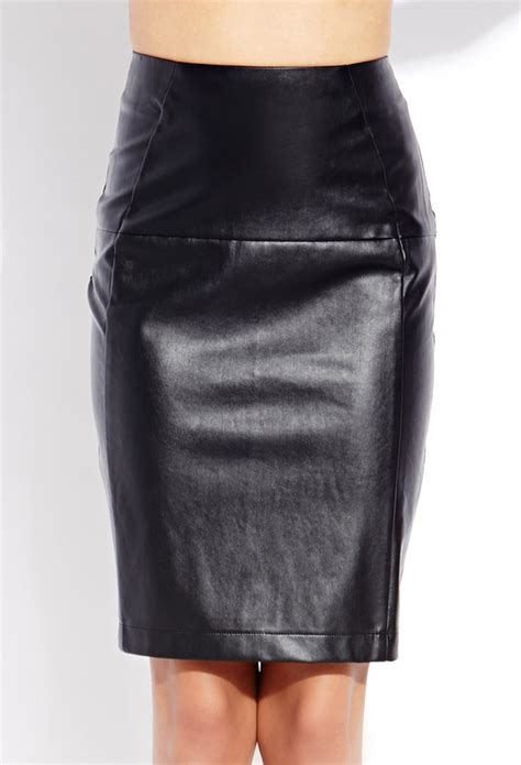 Forever 21 Sleek Faux Leather Pencil Skirt 27 Forever 21 Lookastic