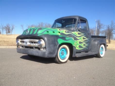 Purchase Used 1954 Ford F 100 Hot Rat Street Rod In Tahlequah Oklahoma