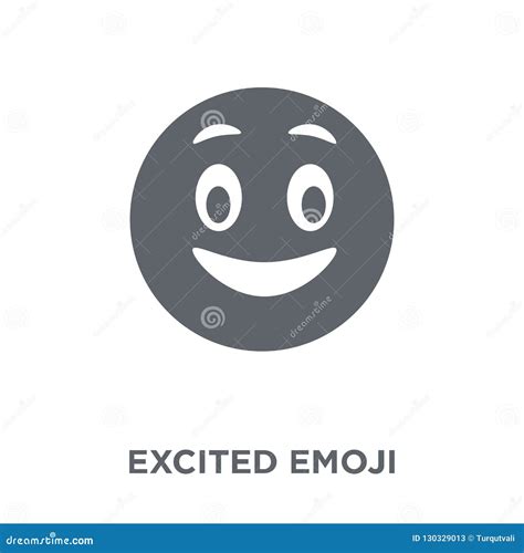 Excited Emoji Icon From Emoji Collection Stock Vector Illustration