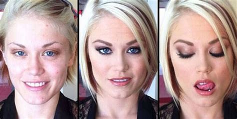 Porn Stars Before And After Makeup Photo Series Will Make