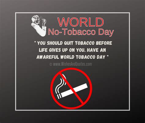 World No Tobacco Day Quotes Messages Greetings Images