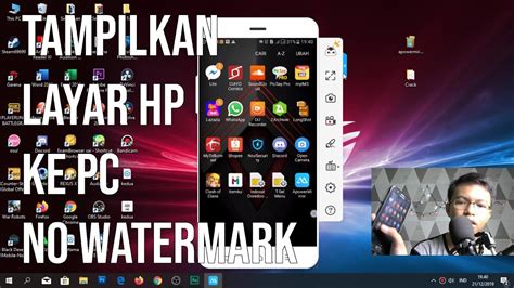 Tutorial Lengkap Cara Tampilkan Layar Hp Ke Pc Laptop No Watermark