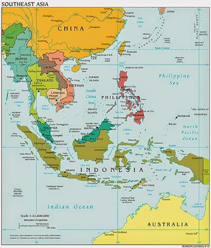 blog de geografia map of southeast asia political map