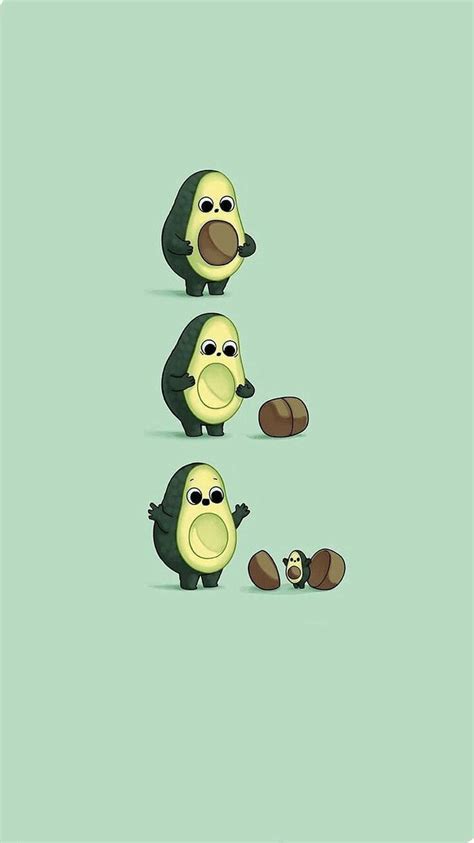 Kawaii pato gravity falls wallpaper phone cases cover for apple iphone 4 4s5 5s 5c post by lock screen. Kawaii Avocado iPhone Wallpapers - Wallpaper Cave