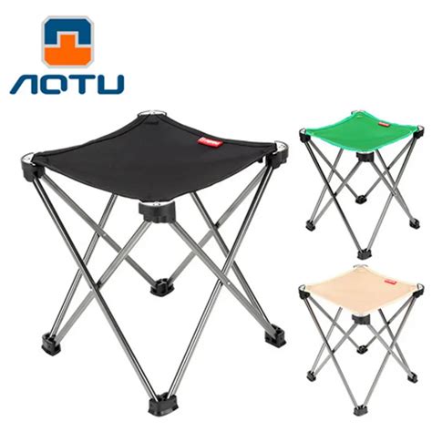 Large Aluminum Alloy Folding Stool Portable Fishing Chair Lightweight