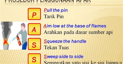 Budiaja Cara Menggunakan Alat Pemadam