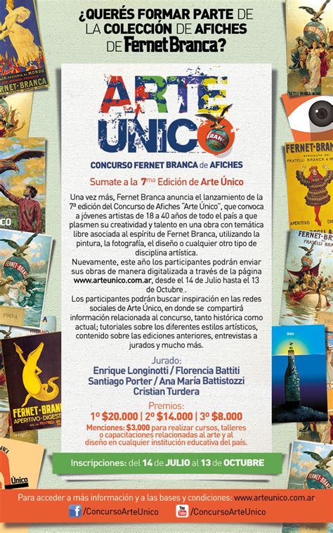 Concurso Fernet Branca De Afiches Arte Único Colegio De Arquitectos