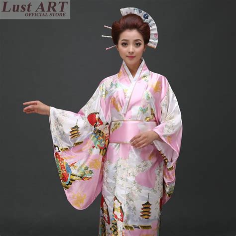 New Arrival Japanese Traditional Kimonos Dress Women Elegant Kimonos