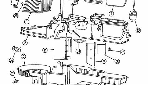 jeep grand cherokee heater diagram