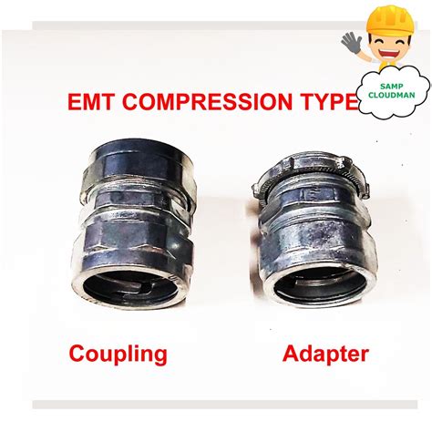 Emt Compression Type Makapal Conduit Fittings Coupling Adapters 12 34