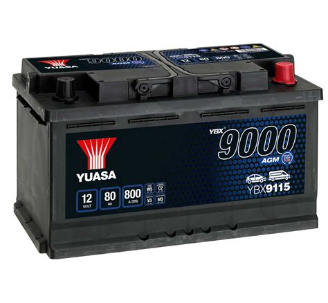 Yuasa YBX9115 AGM 12V Car Battery | MDS Battery