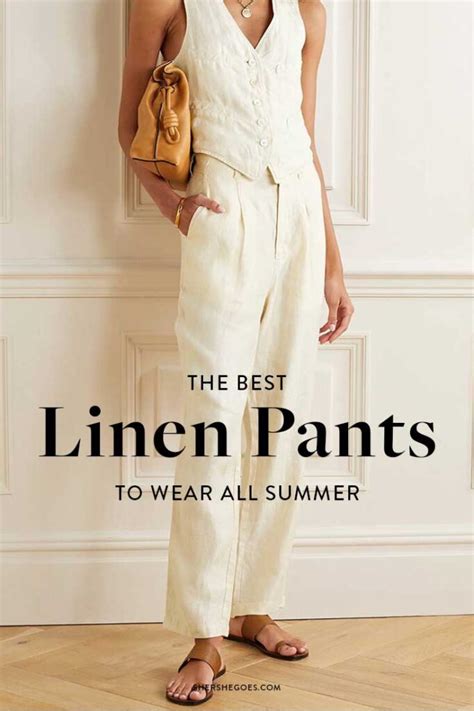 The Best Linen Pants To Rock All Summer Casual Cool Chic