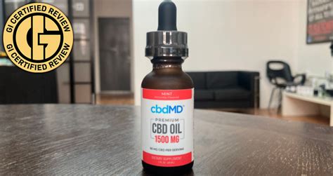 Cbdmd Premium Cbd Oil Tincture Review For Muscle And Recovery