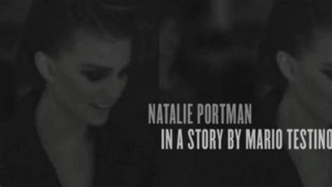 Natalie Portman V Magazine Shoot Mario Testino Video Dailymotion V