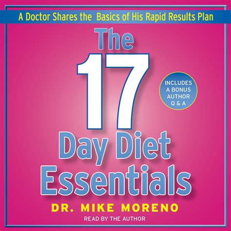 The 17 Day Diet Essentials Audiobook By Dr Mike Moreno