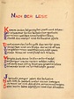 Stefan George: Das Jahr der Seele. Faksimile der Handschrift, S. 1 ...
