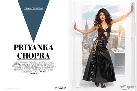 Photographing Priyanka Chopra For Maximhot100 India By Nick Saglimbeni