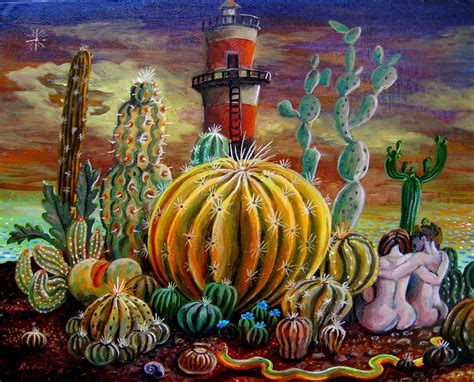 I had heard of cactus back in the 70s. SURREAL PAINTINGS_ By Peter Rodulfo - XciteFun.net