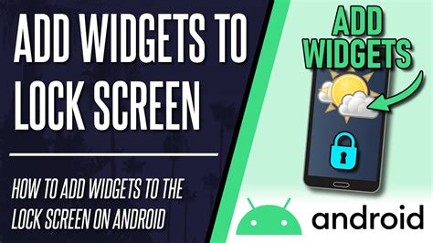 How To Add Widgets To Lock Screen On Android Youtube