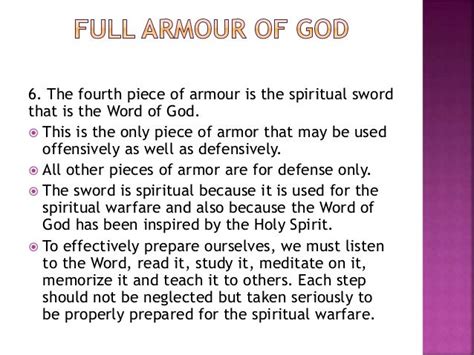 The Full Armour Of God
