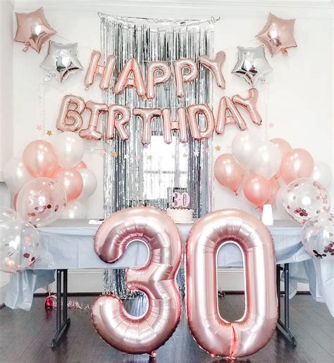 Best 30th Birthday Party Supplies Here 30th Birthday Decorations 30th Birthday Ts
