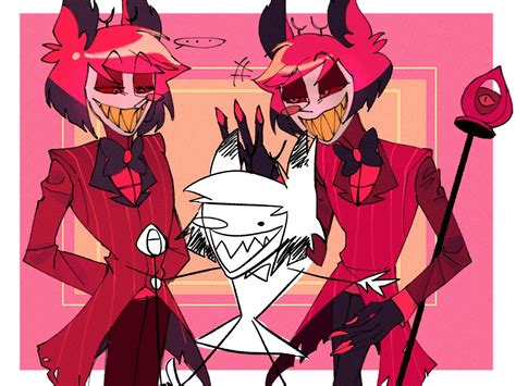 Alastors Old Doodle New Hazbinhotel Hazbinhotelfanart