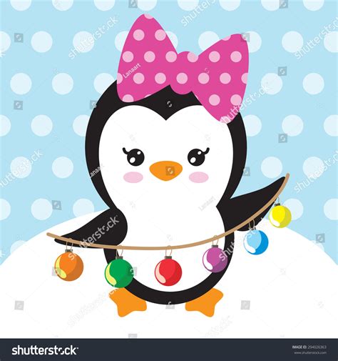 Cute Penguin Vector Illustration Stock Vector 294026363 Shutterstock
