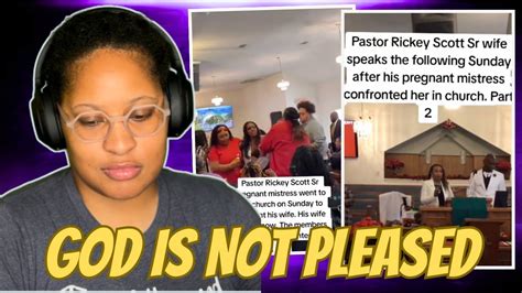Pastors Pregnant Mistress Confronts His Wife At Church Youtube