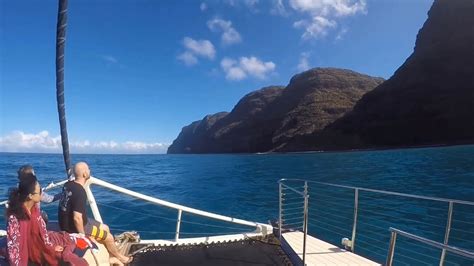 Na Pali Coast Boat Tour With Capt Andys In Kauai Youtube