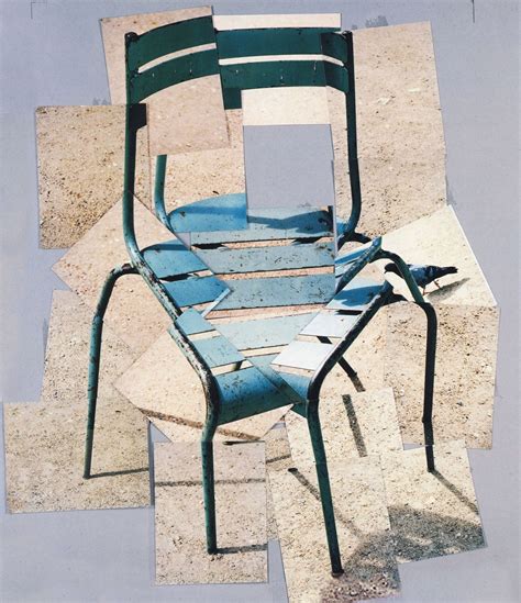 David Hockney Photo Collage David Hockney Chair Photo