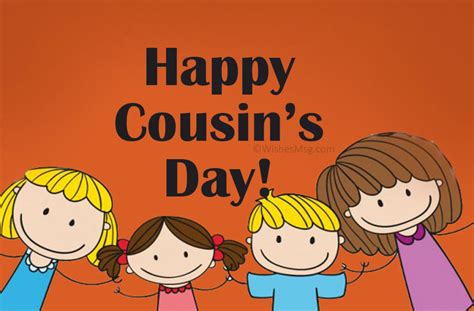 Happy Cousins Day Wishes and Quotes - WishesMsg