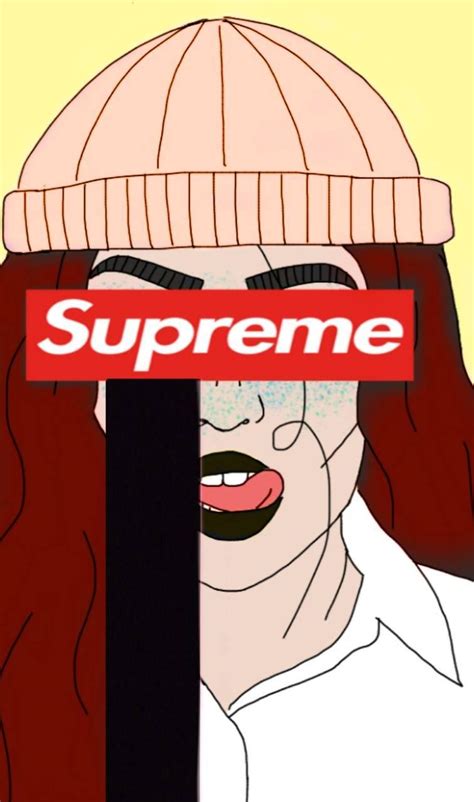Supreme Girl Iphone Wallpapers Wallpaper Cave