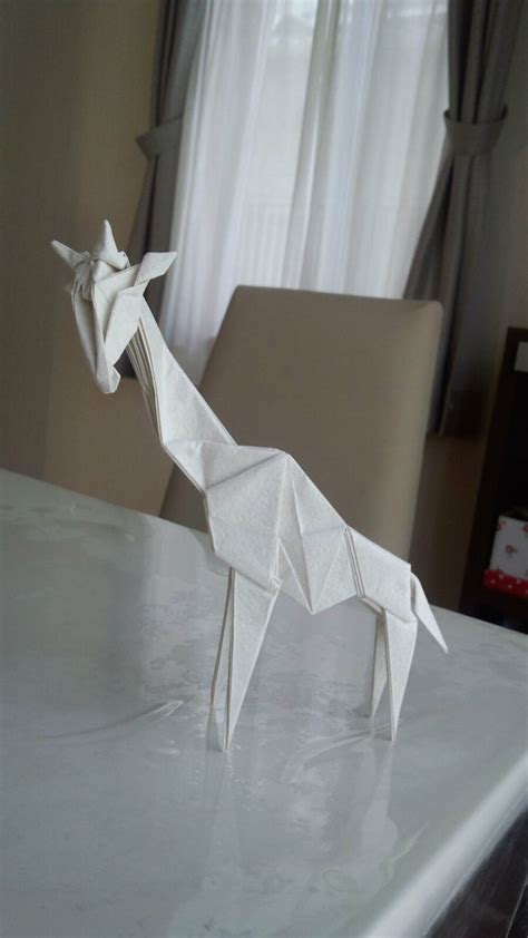 キリン Giraffe 小松英夫作品集より Designed By Hideo Komatsu Folded By