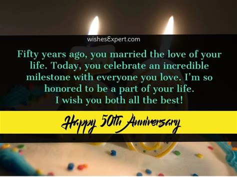 60 Amazing 50th Wedding Anniversary Wishes