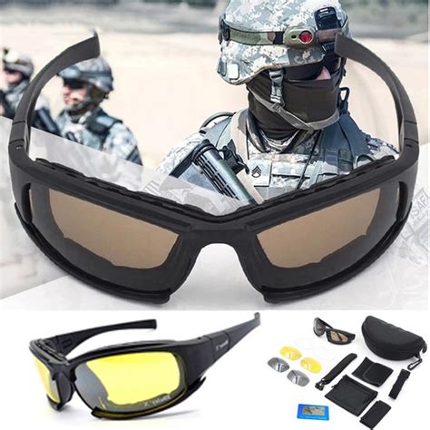 Tactical Goggles X7 Polarized Sunglasses Airsoft Paintball Hiking Military Glasses Hunting