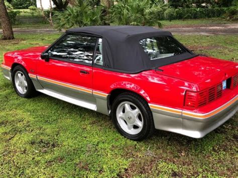 Ford Mustang Gt Convertible Fox Body 50 For Sale Ford Mustang 1989