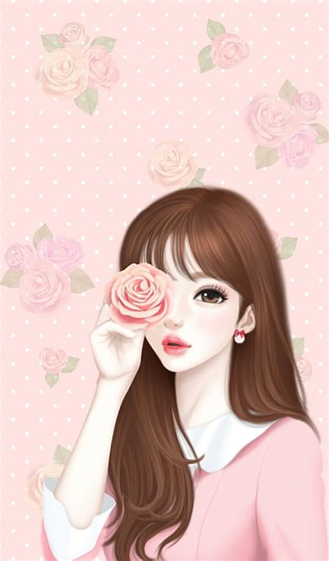 94 Wallpaper Pink Cute Girl Images Myweb