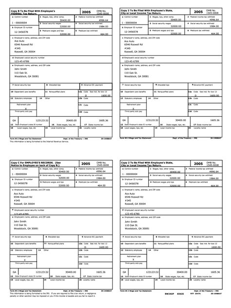 W2 Form Printable Fill Out And Sign Online Dochub
