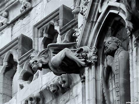 Gargoyal Architecture Pictures Gargoyle At York Created By Jim61