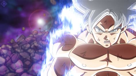 Goku Super Saiyan Silver Form Mastered Ui Hd Wallpaper Background