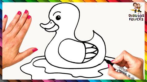 Cómo Dibujar Un Pato Paso A Pasodibujo De Pato