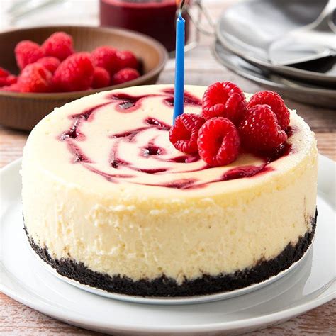 Whoever came up with this recipe idea i honestly and wholeheartedly love you!!! Raspberry Swirl Cheesecake | Recipe | Raspberry swirl ...