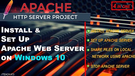 How To Install And Setup Apache Web Server On Windows 10 Youtube