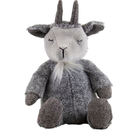Deze pluche knuffel geit is een staand model. Pluche grijze geit knuffel 33 cm speelgoed bestellen voor ...